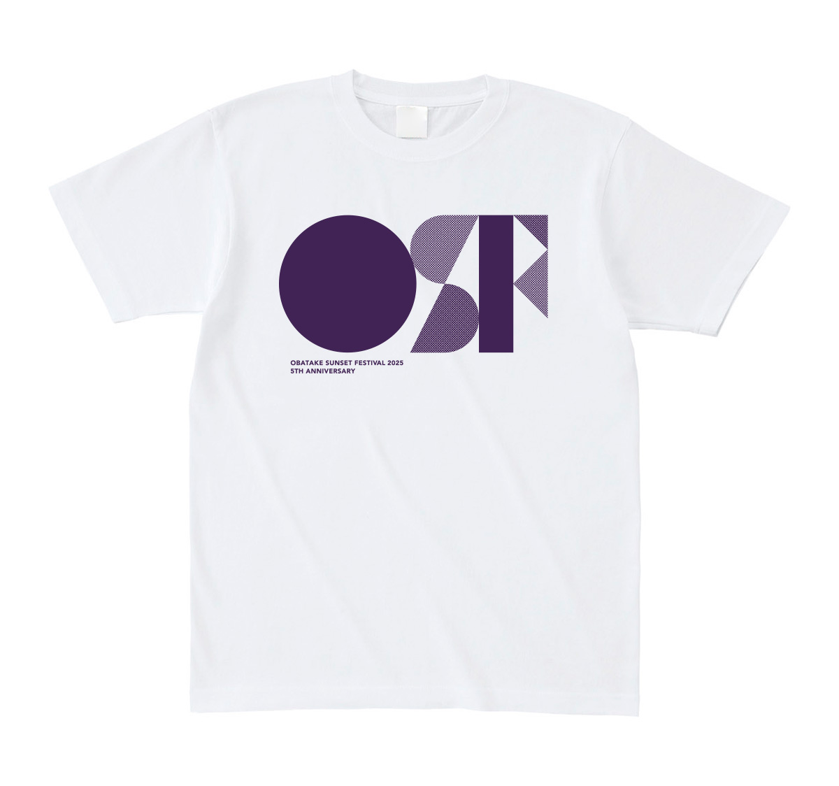 オバサンフェス2025 5周年ロゴTシャツ インディゴ